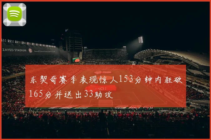 东契奇赛季表现惊人153分钟内狂砍165分并送出33助攻